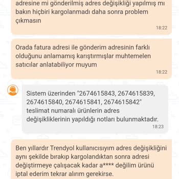 Horoz Lojistik Yanlış Adresi Güncellemiyorlar.