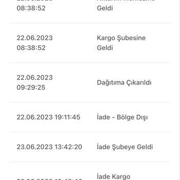 Zara Ürün Online Bölge Dışı İade