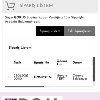 Doal Shop Sipariş Ödeme Alınmasına Rağmen Gönderilmiyor!