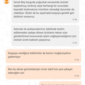 Trendyol Kargo Göndermeyip İade Ediyor