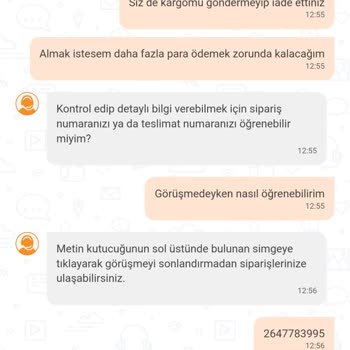 Trendyol Kargo Göndermeyip İade Ediyor