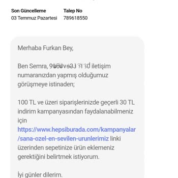 Hepsiburada Aldatmaya Yönelik Kampanya