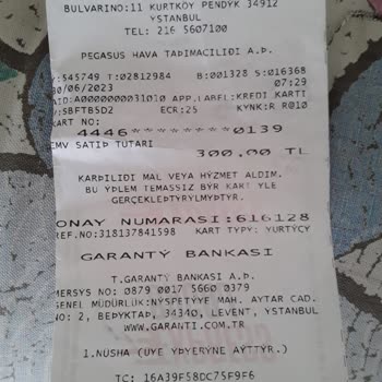 Pegasus Fazla Bagaj Ödeme İadesi Yatırmadı