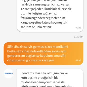 Sıfır Ürün Diye İkinci El Ürün Verdi Samsung