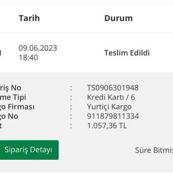 Bernardo Ürün İadesi Sorunu