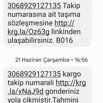 Aras Kargo Kargonuz Geldi Diye Haber Vermiyor
