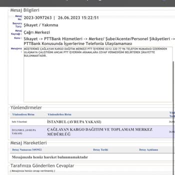 PTT Kargo 12 Gündür Kargoyu Teslim Etmiyor