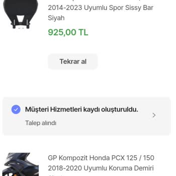 Hepsiburada'dan Alınan Gönderilmeyen Gp Kompozit Ürünleri