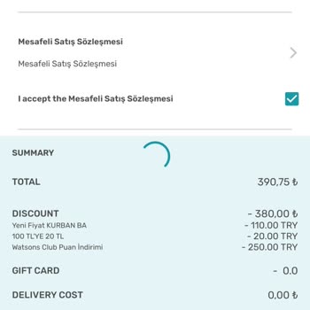 Watsons Hediye Puanlarımı Teknik Sorunlar Bahanesiyle Kullandırmadı