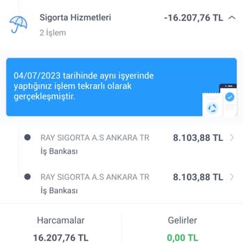 Sigortam.net Çalışanı Kasko Poliçesini Ödeme Kısmından 2 Kez Çekti