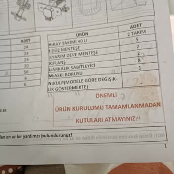 Koçtaş Dolap Kulpları Göndermedi