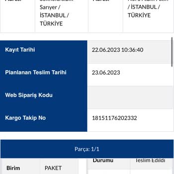 Sürat Kargo Değişim İçin Gönderilen Kargo Kayıp