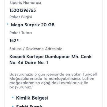 Turkcell Kampanyalı Paket Ve Numara Taşıma Mağduriyeti