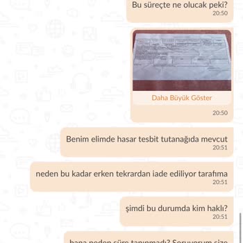 Trendyol Ürün İadesinin Kabul Edilmemesi