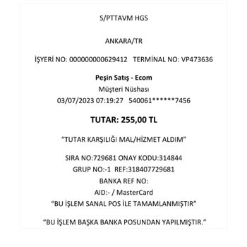 Epttavm İle HGS Yüklemesi Hesaba Geçmedi
