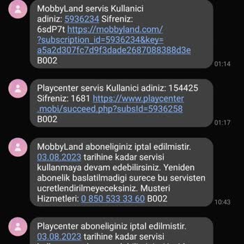 Turkcell Playcenter Ve Allinmobi'ye Rıza Dışı Kayıt