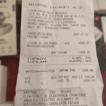 Migros İade Değişim Ve Tavır