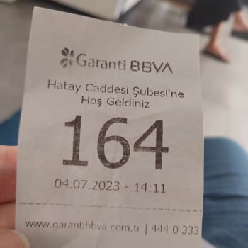 Garanti BBVA İzmir Hatay Nokta Şubesi Yavaşlığı Ve Mağduriyet