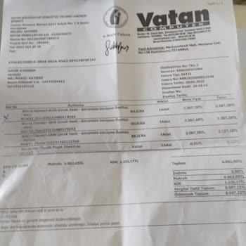 Vatan Bilgisayar'dan Alınan Bilicra Marka Saat Bozuk Çıktı