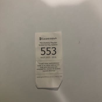 Mecidiyeköy Garanti Bankası'na Eleman Bulamıyor!