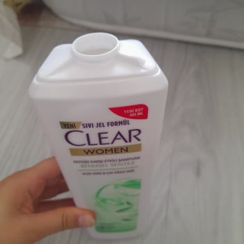 Aldığım Clear Şampuan Yarısı Boş