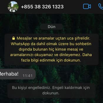 WhatsApp Yabancı Numaralardan Gelen Arama Ve Mesaj
