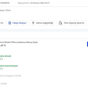 Mt Bilişim Teknoloji Mtbilişim Firması Pazarama Üzerinden Aldığım Ürünü Göndermiyor