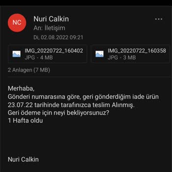 Evium.com Sahte Parfüm, İade Edildi, Ücret İadesi Bugüne Kadar Yapılmadı!