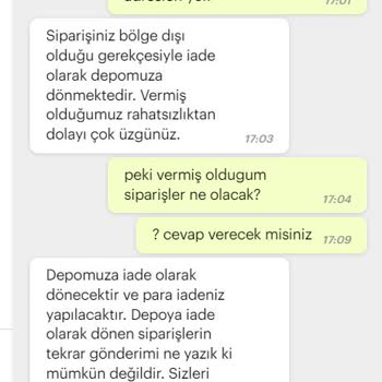 Pull And Bear Ürün Teslim Etmemesi