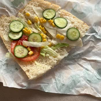 Subway Sebze Keyfi Sandviçinin Malzemeleri