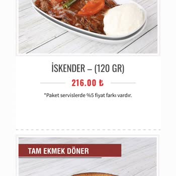 Dönerci Celal Usta Menü Fiyatı İle Ödeme Farkı!