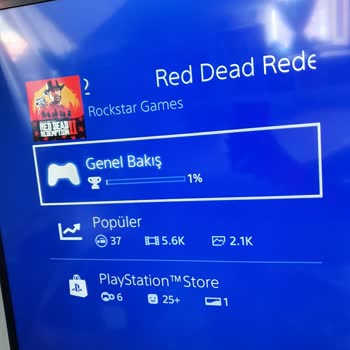 PlayStation Plus'tan Aldığım Oyun Red Dead Redemption 2 Çalışmıyor