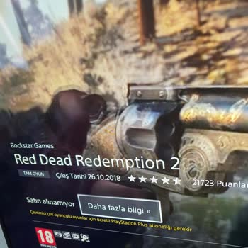 PlayStation Plus'tan Aldığım Oyun Red Dead Redemption 2 Çalışmıyor