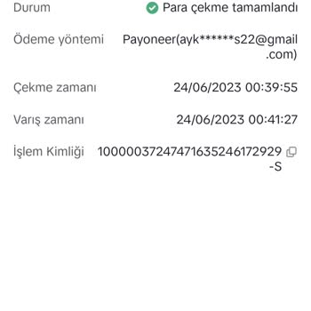 Payoneer Para Çekme İşlemi