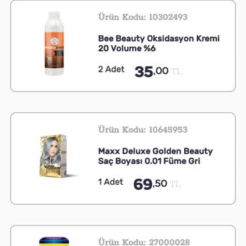 Gratis'ten Online Sipariş Verdim, Eksik Ve Dökülen Oksidanlar