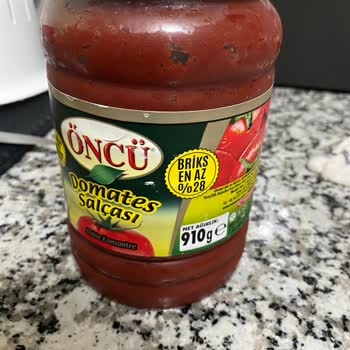 Öncü Salça Öncü Marka Domates Salçası Bozuk!