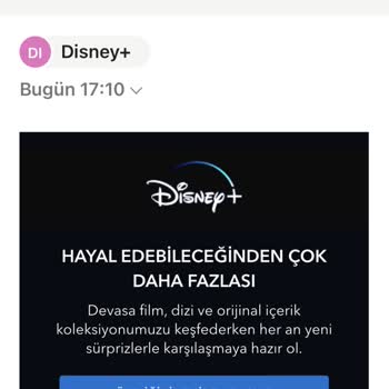 Disney+ Mailde Verilen Fiyat Gerçeği Yansıtmıyor.