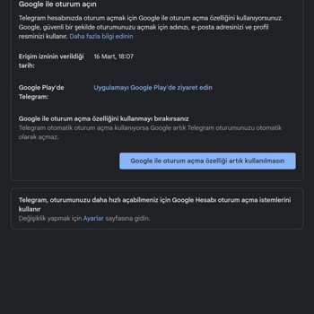 Telegram Hesaba Giriş Sorunları