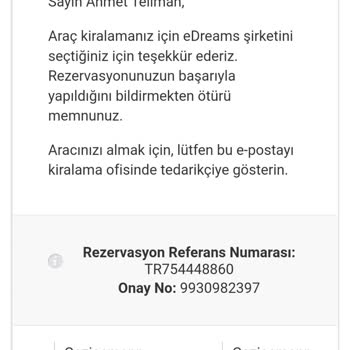 eDreams Araç Kiralamasın Kimse