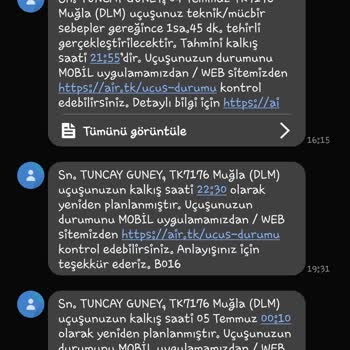 Anadolu Jet Uçuş Ertelemesi Dolayısıyla İş Kaybı