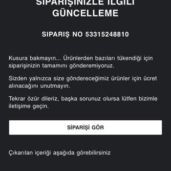 Zara Markası Online Sipariş Mağduriyeti