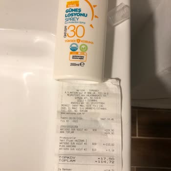 Watsons Kalitesiz Ürün İade Veremiyorlar! Spf30 Koruma Spreyi!