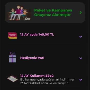 Digiturk'ün İnternet Paketi Vermemesi