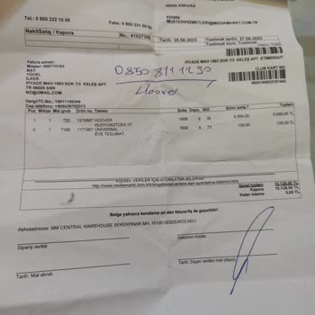 Hoover Marka Ürünün Yetkili Servisi Kurulum Yapmıyor