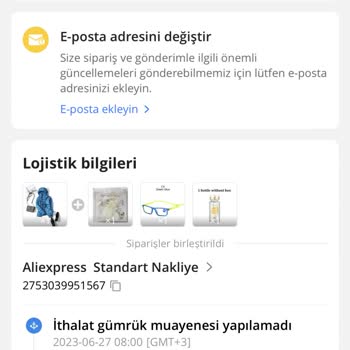 Aliexpress Gümrükle Kalan Ürün