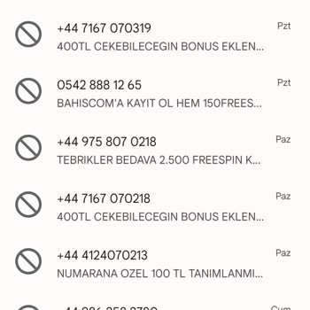 Vodafone Bahis Sitelerinde SMS Geliyor Sürekli