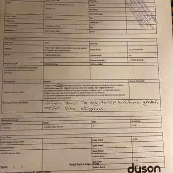 Media Markt'tan Aldığım Dyson Kablosuz Süpürgeyle İlgili Yaşadığım Sorun