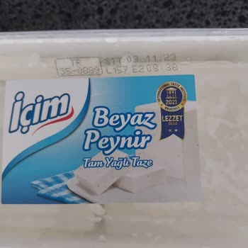 İçim Beyaz Peynir İçinde Yabancı Madde