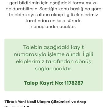 Tiktak Araç Kiralama Fazla Para Aldı