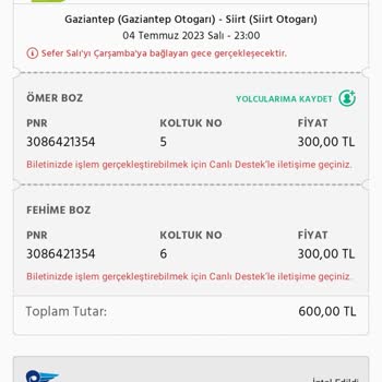 Kamil Koç Otobüs Firması Yolcuyu Beklemeden Gitmiş